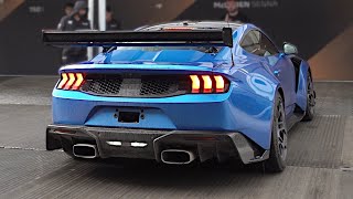 2025 Ford Mustang GTD loud exhaust Sound  FLATOUT at Goodwood FoS  Burnouts Accelerations amp More [upl. by Kaiser6]