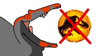 SPINOSAURUS not in JURASSIC WORLD DOMINION animation ohmspino [upl. by Trilly]