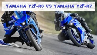 YAMAHA YZFR6 VS YAMAHA YZFR7 TOP SPEED  AlwaysTopVideo [upl. by Jada]