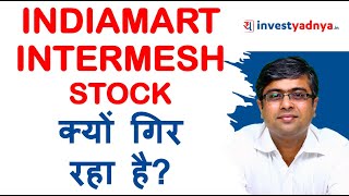 Indiamart Intermesh Stock  Why Indiamart Intermesh Stock is Falling Parimal Ade [upl. by Divadnahtanoj]