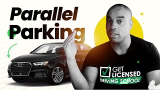 Parallel Parking Manoeuvre with Reference Points  Driving Tutorial  Updated 2023 [upl. by Kenelm]