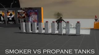 smoker vs propane tanks [upl. by Enitsuga]