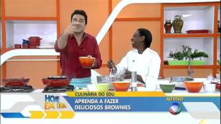 Aprenda a fazer uma deliciosa receita de brownie escuro e claro Receitas [upl. by Ellehcit384]