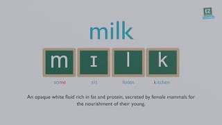 How to pronounce milk [upl. by Odlo787]