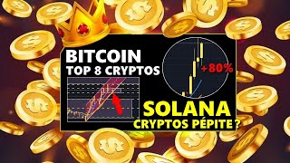 ANALYSE DU TOP 10 CRYPTOS 🤑 Analyse cryptomonnaies  Bitcoin Ethereum BNB Solana GTO VeChain 💎 [upl. by Krissy]