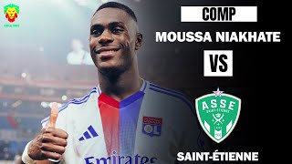 Moussa Niakhate vs ASSE  Man of the Match [upl. by Atinrahc]