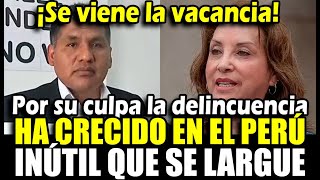 Congresista Quito alista moción de vacancia contra Dina Boluarte x el incremento de la criminalidad [upl. by Llirrem]