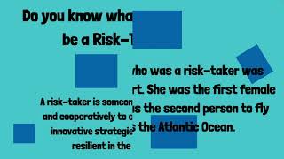 Sussman Middle School What does it mean to be a Risk Taker [upl. by Yraeg]