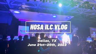 2023 HOSA ILC VLOG  Dallas TX [upl. by Eenafets]