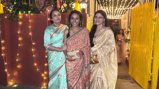 Konkona Sen Sharma Tannishtha Chatterjee Bring Glamour To Shabana Azmi Javed Akhtar Diwali Party [upl. by Pierrette492]