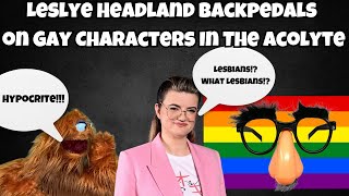 Leslye Headland Backpedals HARD on Gay Characters in The Acolyte [upl. by Hayimas]