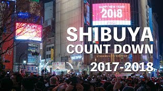 Tokyo Shibuya 2018 New Years Eve New Year Countdown [upl. by Zobkiw250]