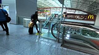 Frankfurt Airport Skytrain Terminal 1 to Terminal 2 [upl. by Alekat280]