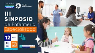 Invitación al III Simposio de Enfermería en Servicios ambulatorios y especializados Enfermería [upl. by Neliac75]