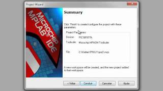 01  Como criar um Projeto utilizando a IDE MPLAB 8xx [upl. by Semaj]