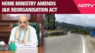 Jammu Kashmir News  Home Ministry Amends JampK Reorganisation Act Boosts Powers Of Lt Governor [upl. by Ybeloc]