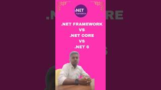 Net framework vs Net core vs Net 6  Tamil [upl. by Yeclek]