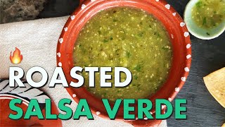 An Authentic Roasted Salsa Verde Recipe from Oaxaca  Mexican Cooking Academy [upl. by Ynavoj]