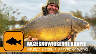 Wczesnowiosenne karpie z Robert Adamski  ep1  miejsce nęcenie przypony wędki  Prologic [upl. by Joel294]