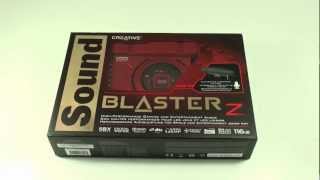 Creative Sound Blaster Z Soundkarte im HandsOn bei AllroundPCcom [upl. by Norman]