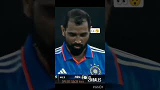 M Shami bolling 👀😯ytshorts cricket indiancricket youtubshortvideo india [upl. by Llenel102]