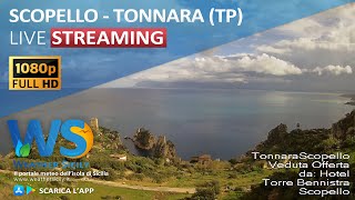 🔴 Scopello live webcam  Panoramica TonnaraFaraglioni da Hotel Torre Bennistra [upl. by Eahsram906]