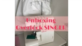 Unboxing Overlock SINGER de Lidl [upl. by Caroline100]