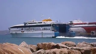 Conferry Ferry Express quotLilia Concepcionquot zarpando de Puerto La Cruz para La Isla de Margarita [upl. by Eira]