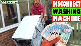 How to Disconnect a Washing Machine for Recycling or Moving [upl. by Aranaj856]