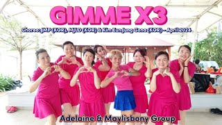 Gimme x3  Line Dance  ChoreoJMP KOR MJLD KOR amp Kim Eun Jung Cona KOR  April 2024 [upl. by Romilda]