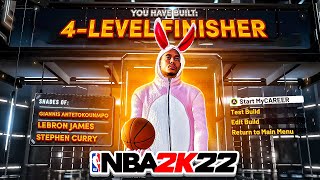 NEW quot4LEVEL FINISHERquot BUILD IS THE BEST BUILD ON NBA 2K22  GLITCHED BUILD can do EVERYTHING [upl. by Secnarfyram797]