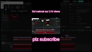 itni mahnat aur sirrf 2 views short capcut editing ytshort [upl. by Onairotciv190]