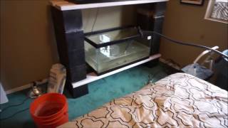 DIY Cinder Block Aquarium Rack Quick Easy and Cheap [upl. by Massiw]