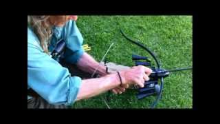 Shooting the 150 lb Barnett Wildcat Recurve Crossbow [upl. by Rehpotsirk]