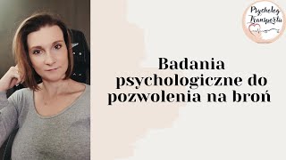 Badania psychologiczne do pozwolenia na broń  gdzie szukać informacji ustawa o broni i amunicji [upl. by Okomot]