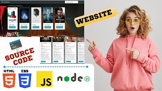 How To Make A Website Using HTML CSS JavaScript amp Node Js with Source Code  Node Js Project Code [upl. by Damarra779]