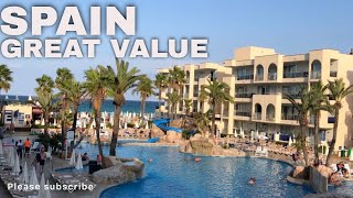 TUI BLUE ALCUDIA PINS IN PLAYA DE MURO MAJORCA SPAIN  ALL INCLUSIVE RESORT  SEA VIEWS [upl. by Lodge920]