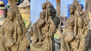 saraswati idol making Full video 2025  saraswati murti thakur banana  Full process murti making [upl. by Almap]