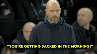 Manchester United Fans to Erik Ten Hag quotYoure Getting Sacked in The Morningquot [upl. by Ut30]