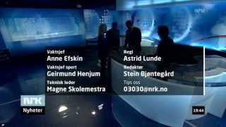 NRK Dagsrevyen IntroOutro Transparent 20072015 HD [upl. by Immas]