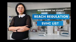 REACH regulations  The SVHC product list [upl. by Bouldon]