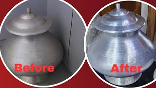 Chengphu Fengdringeida Videose Yengbihou  How to clean silverAluminum with Shiny  mhm [upl. by Nanyk]