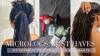 My Microlocs are thriving Hair Products Ive been loving  TyKara Ann [upl. by Tema960]