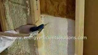 Installing Spray Foam Insulation [upl. by Euqnimod]