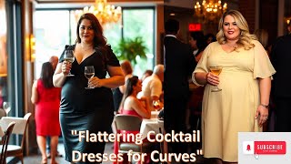 Flattering Modest Cocktail Dresses for Curvy Women  Plus Elegance Fashion Guide [upl. by Matelda]