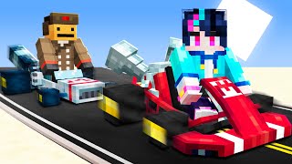 DESAFIO de CARRERAS en MINECRAFT 🔥🏆 [upl. by Mercy]