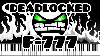 Synthesia Piano Tutorial F777  Deadlocked Geometry Dash lvl 20 [upl. by Glaab]