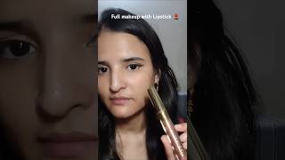 Full makeup with lipstick 💄🤩Anihashaikh16 shortviral lipstick makeupideas shortvideo [upl. by Ayotnom371]