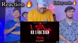 EMIWAY  KR LDA SIGN  OFFICIAL VIDEO   SanjuOp Reaction [upl. by Ettenhoj]