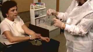 Butterfly syringe Venipuncture [upl. by Aicemak]